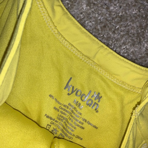kyodan yellow tank top size M - Picture 5 of 7